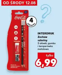 Kaufland Zestaw szkolny Interdruk Coca-Cola oferta
