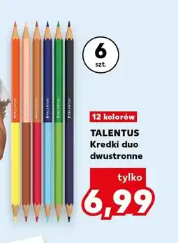 Kaufland Kredki duo dwustronne Talentus 6-pak oferta