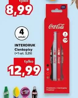Kaufland Cienkopisy Interdruk Coca-Cola 4-pak oferta