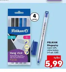 Kaufland Długopisy super soft Pelikan Hang Stick 4-pak oferta
