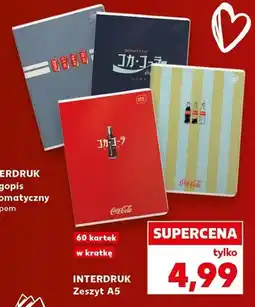 Kaufland Zeszyt A5 Interdruk Coca-Cola oferta