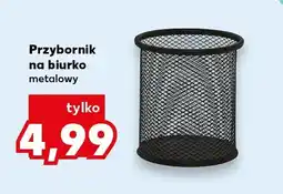 Kaufland Przybornik na biurko metalowy okrągły oferta