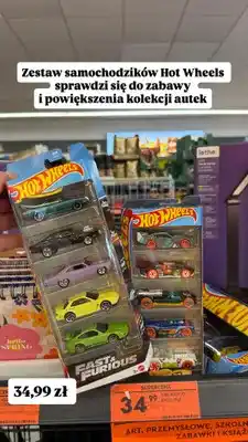 Biedronka Zestaw samochodzików Hot Wheels Fast & Furious oferta