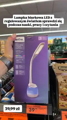 Biedronka Lampka biurkowa LED lethe oferta