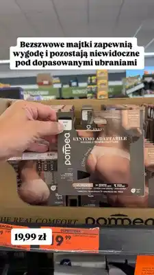 Biedronka Majtki bezszwowe Pompea L'Intimo Adattabile oferta