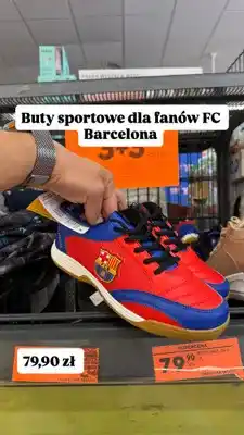 Biedronka Buty sportowe FC Barcelona oferta