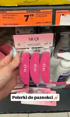 Biedronka Polerki do paznokci Niuqi oferta