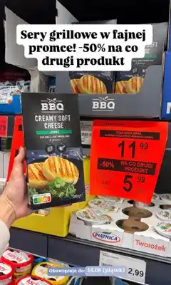 ALDI Ser grillowy BBQ Creamy Soft Cheese Herbs oferta