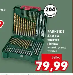 Kaufland Zestaw wierteł i bitów Parkside oferta
