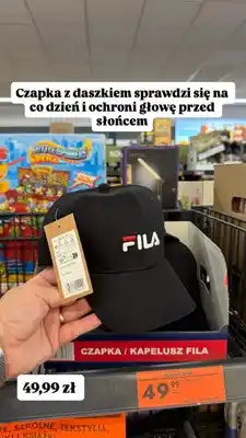 Biedronka Czapka z daszkiem Fila oferta