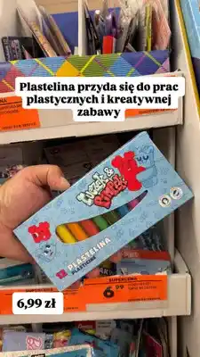 Biedronka Plastelina Luczek & Pimpek 12 kolorów oferta