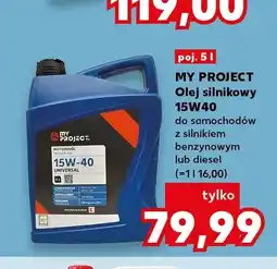 Kaufland Olej silnikowy My Project 15W40 oferta