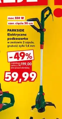 Kaufland Elektryczna podkaszarka Parkside oferta