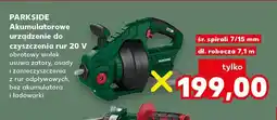 Kaufland Akumulatorowe urządzenie do czyszczenia rur 20V Parkside oferta