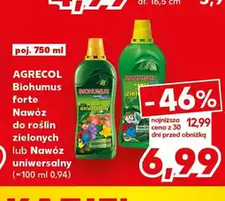 Kaufland Nawóz do roślin zielonych Biohumus Forte Agrecol oferta