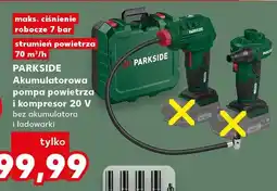 Kaufland Akumulatorowa pompa powietrza i kompresor 20V Parkside oferta