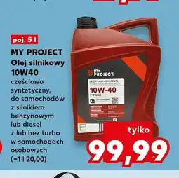 Kaufland Olej silnikowy My Project 10W40 oferta