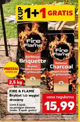 Kaufland Brykiet z węgla drzewnego do grillowania Fire & Flame oferta