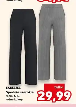 Kaufland Spodnie szerokie Esmara oferta