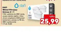 Kaufland Wkład filtrujący Dafi Unimax 3-pak oferta
