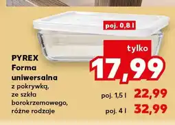 Kaufland Forma uniwersalna z pokrywką Pyrex oferta