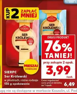 Kaufland Ser Królewski w plastrach Sierpc oferta