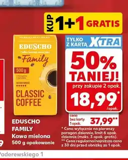 Kaufland Kawa mielona Eduscho Family oferta