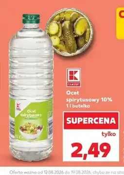 Kaufland Ocet spirytusowy 10% K-Classic oferta