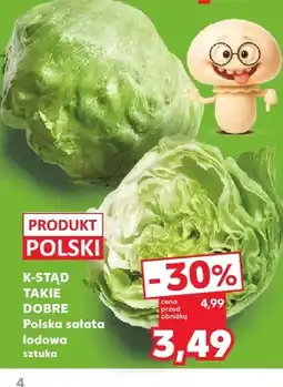 Kaufland Sałata lodowa K-Stąd Takie Dobre oferta