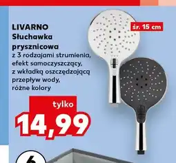 Kaufland Słuchawka prysznicowa Livarno oferta