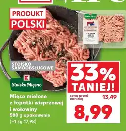Kaufland Mięso mielone z łopatki wieprzowej i wołowej oferta