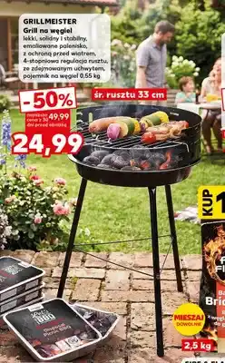Kaufland Grill na węgiel Grillmeister oferta