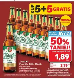 Kaufland Piwo Žatecký Světlý Ležák oferta