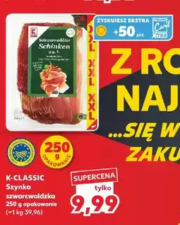 Kaufland Szynka szwarcwaldzka K-Classic oferta