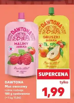 Kaufland Mus owocowy Dawtona Maliny Jabłka oferta