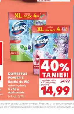 Kaufland Kostka do WC Domestos Power 5 Pine oferta