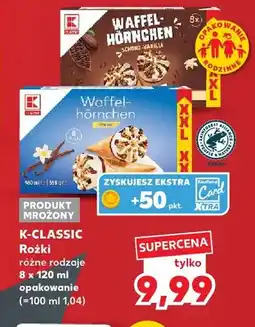 Kaufland Lody rożki K-Classic oferta