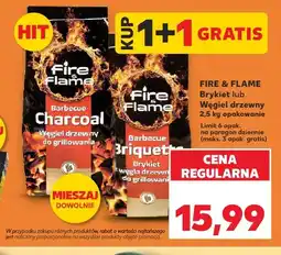 Kaufland Węgiel drzewny Fire & Flame oferta