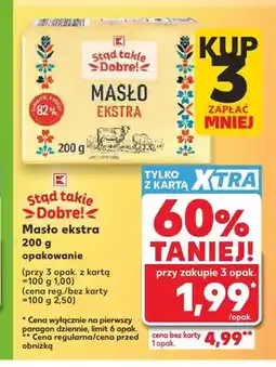 Kaufland Masło ekstra Stąd takie Dobre! oferta