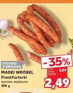 Kaufland Frankfurtki surowe wędzone Madej Wróbel oferta