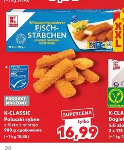 Kaufland Paluszki rybne z fileta z mintaja K-Classic oferta