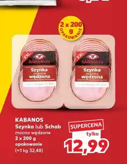 Kaufland Kabanosy z szynki mocno wędzone Kabanos oferta