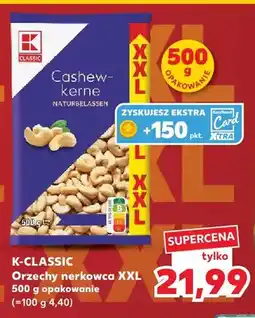Kaufland Orzechy nerkowca XXL K-Classic oferta