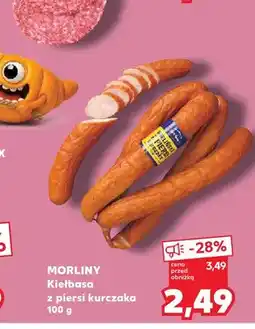 Kaufland Kiełbasa z piersi kurczaka Morliny oferta