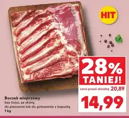 Kaufland Boczek wieprzowy bez kości ze skórą oferta