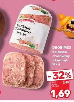 Kaufland Salceson czosnkowy z kurcząt Drobimex oferta