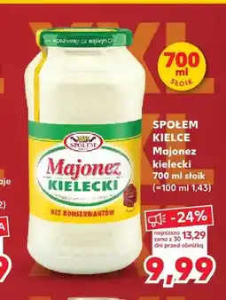 Kaufland Majonez Kielecki Społem Kielce oferta