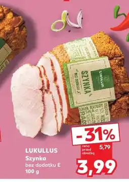 Kaufland Szynka Lukullus bez dodatku E oferta