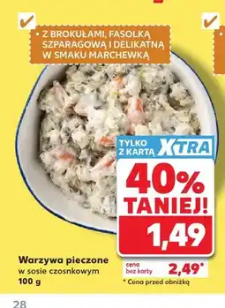 Kaufland Warzywa pieczone w sosie czosnkowym oferta