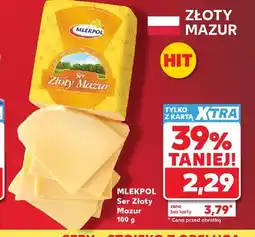 Kaufland Ser Złoty Mazur Mlekpol oferta